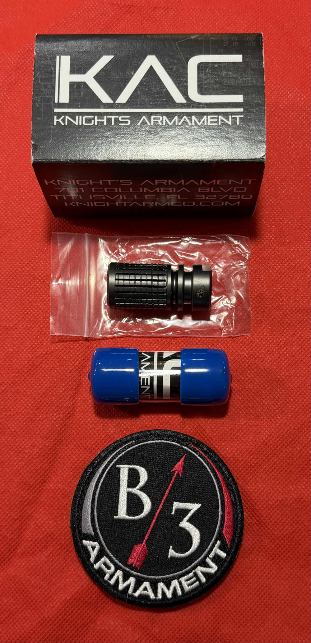 Knights Armament KAC Enhanced Comp P/N133001 NIB Triple Tap KAC NT4 M4QD-img-0