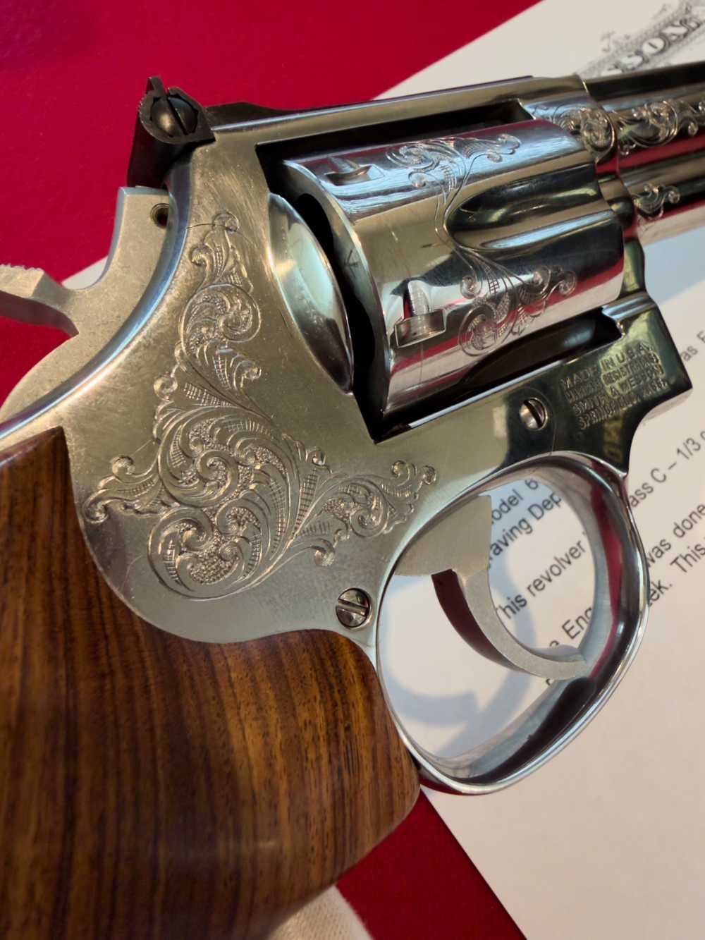 Exquisite Factory Engraved Smith & Wesson Model 686 Double Action Revolver-img-6