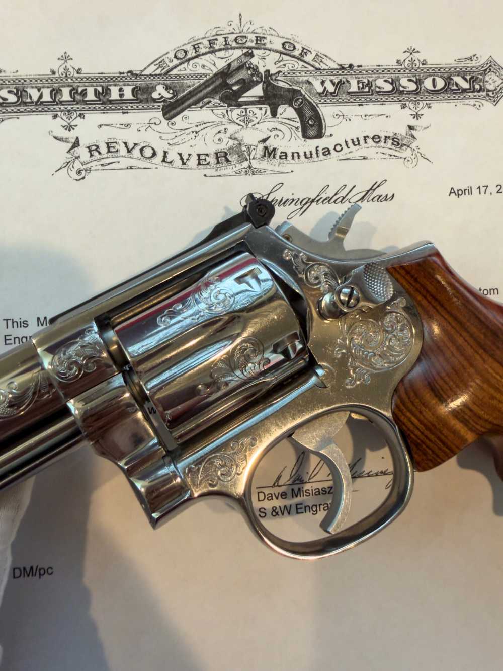 Exquisite Factory Engraved Smith & Wesson Model 686 Double Action Revolver-img-2