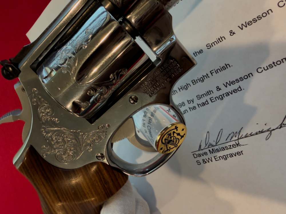 Exquisite Factory Engraved Smith & Wesson Model 686 Double Action Revolver-img-4