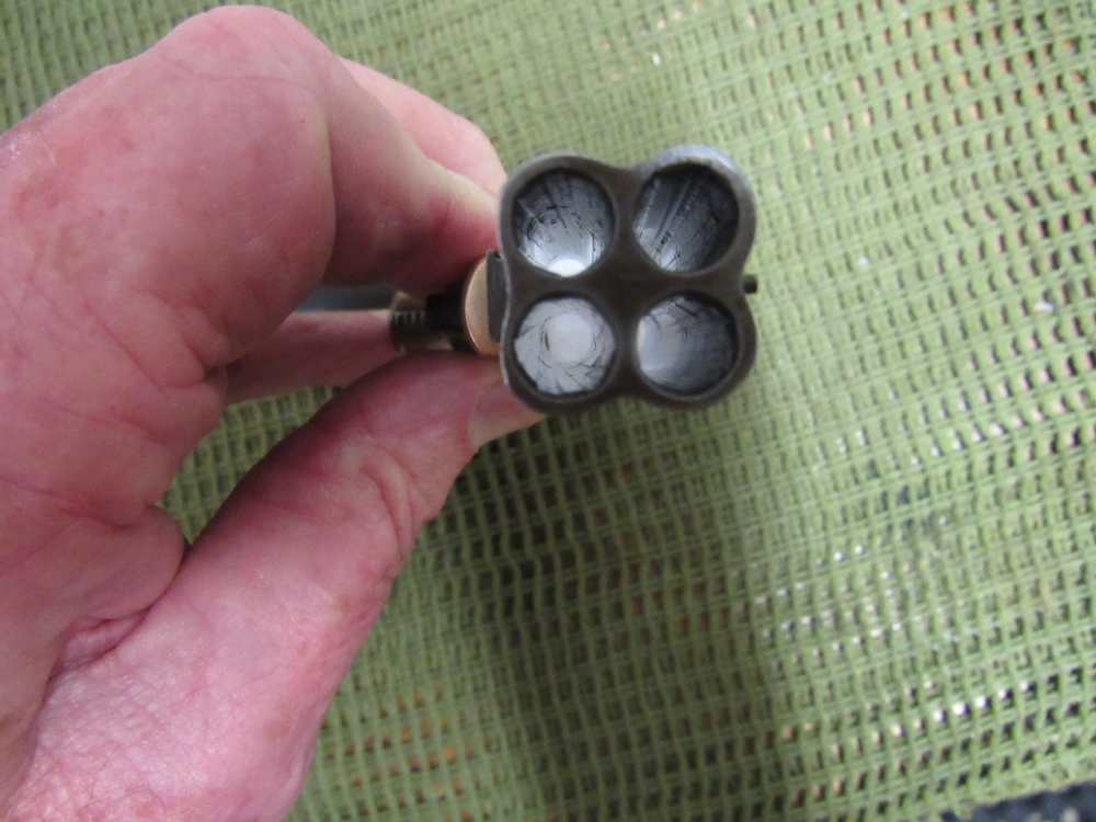C. Sharps Model 2 (2A) .30 Cal. Rimfire 4-barrel pepperbox 1861-63-img-26