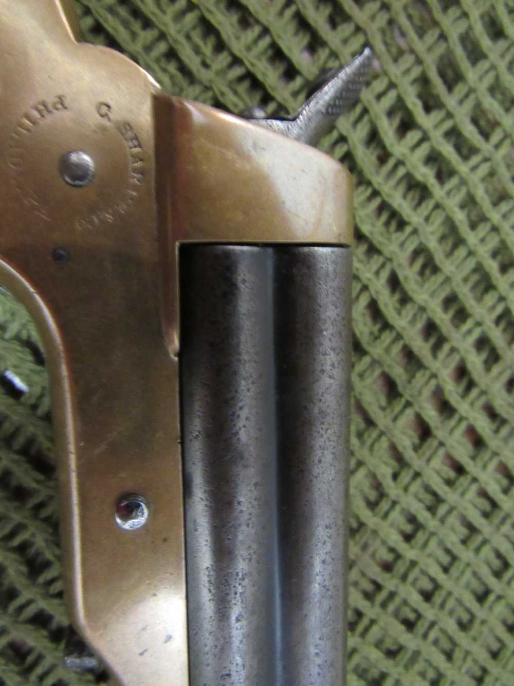 C. Sharps Model 2 (2A) .30 Cal. Rimfire 4-barrel pepperbox 1861-63-img-4