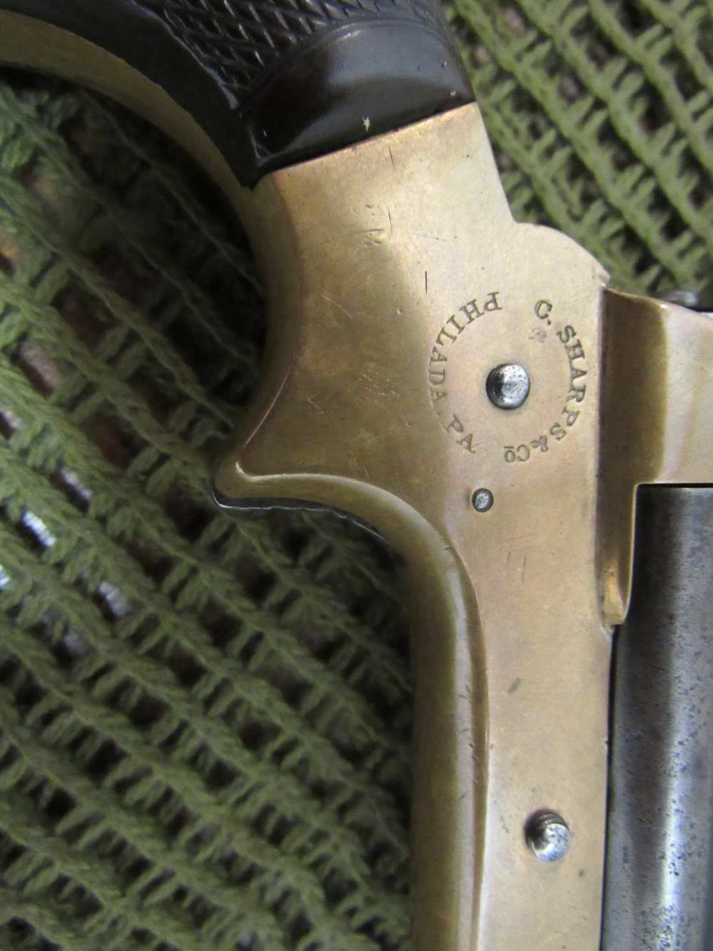 C. Sharps Model 2 (2A) .30 Cal. Rimfire 4-barrel pepperbox 1861-63-img-3