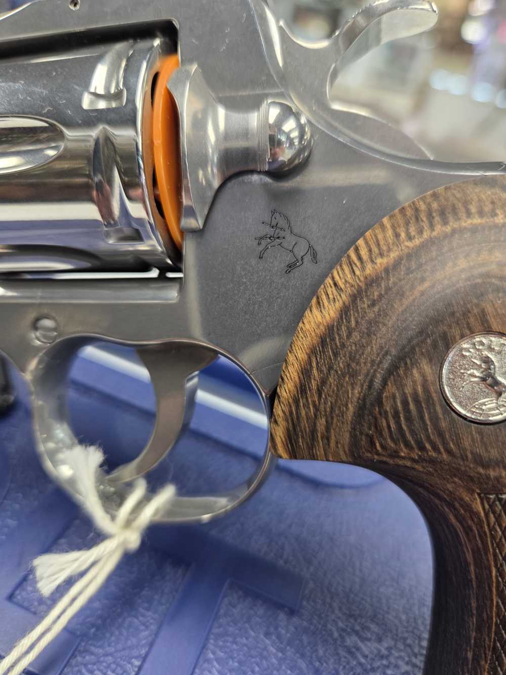 Colt Python .357 Magnum 6" Stainless Revolver Walnut Grips LNIB -img-5