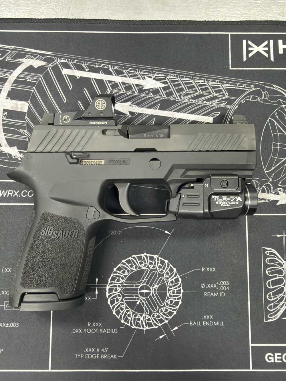Sig SAUER P320 with Streamlight tlr-7A & Sig red dot-img-0