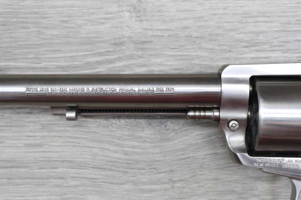 Ruger Super Blackhawk .44 Mag Stainless 7.5" Revolver - Pachmayr Grips-img-7