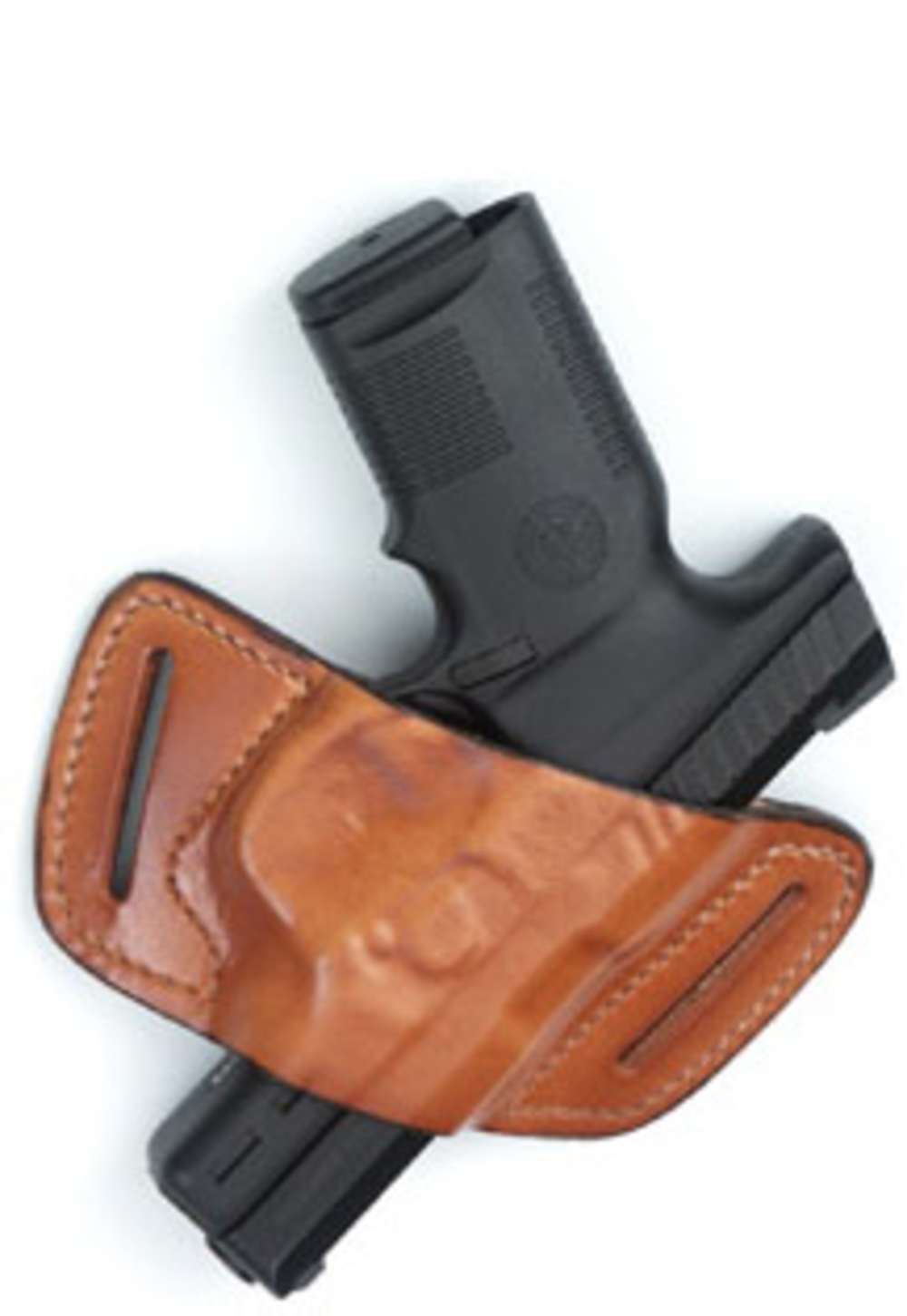 Front Line Belt-Slide Leather Holster for Glock 26/27-img-1