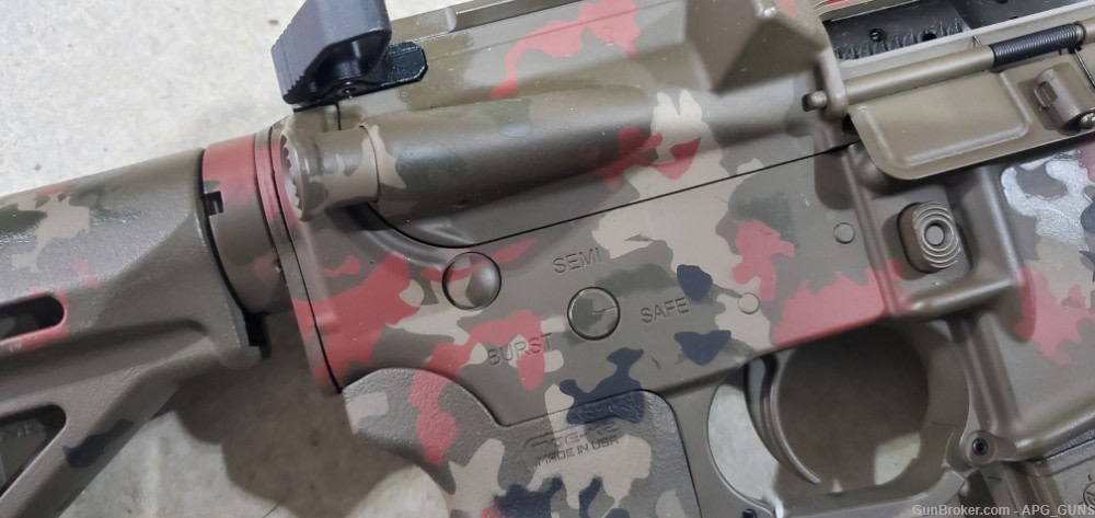 Custom PSA M4 Carbine Flectarn Camo Cerakote 1 of 1  *NEW*-img-9