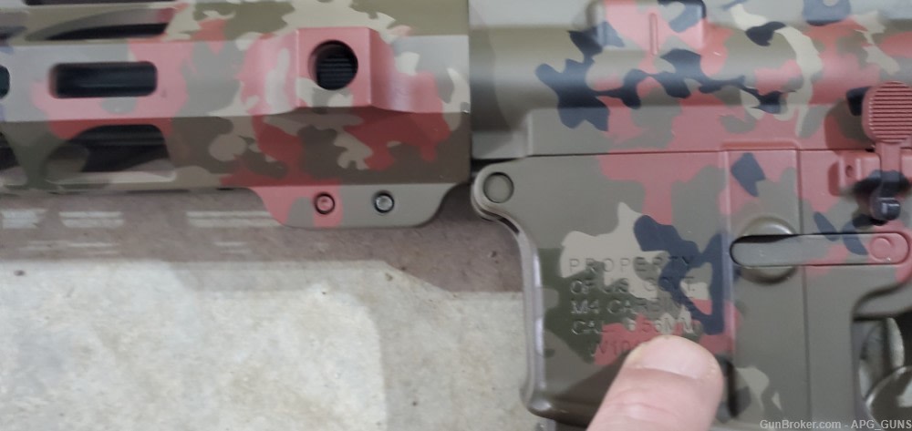 Custom PSA M4 Carbine Flectarn Camo Cerakote 1 of 1  *NEW*-img-4