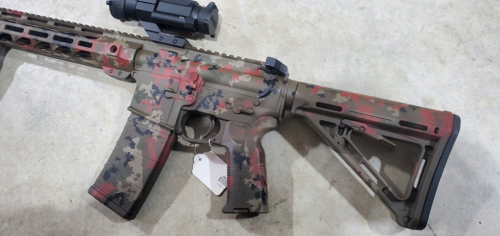 Custom PSA M4 Carbine Flectarn Camo Cerakote 1 of 1  *NEW*-img-1