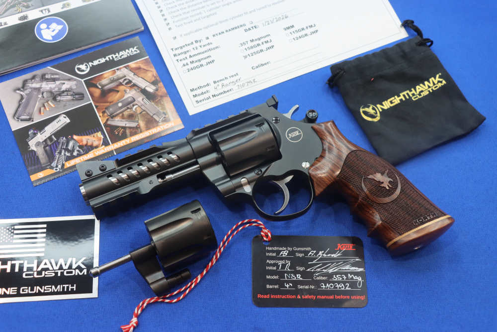 KORTH RANGER Model Revolver 357MAG 9MM Convertible Nighthawk Deluxe DA SA 9-img-3