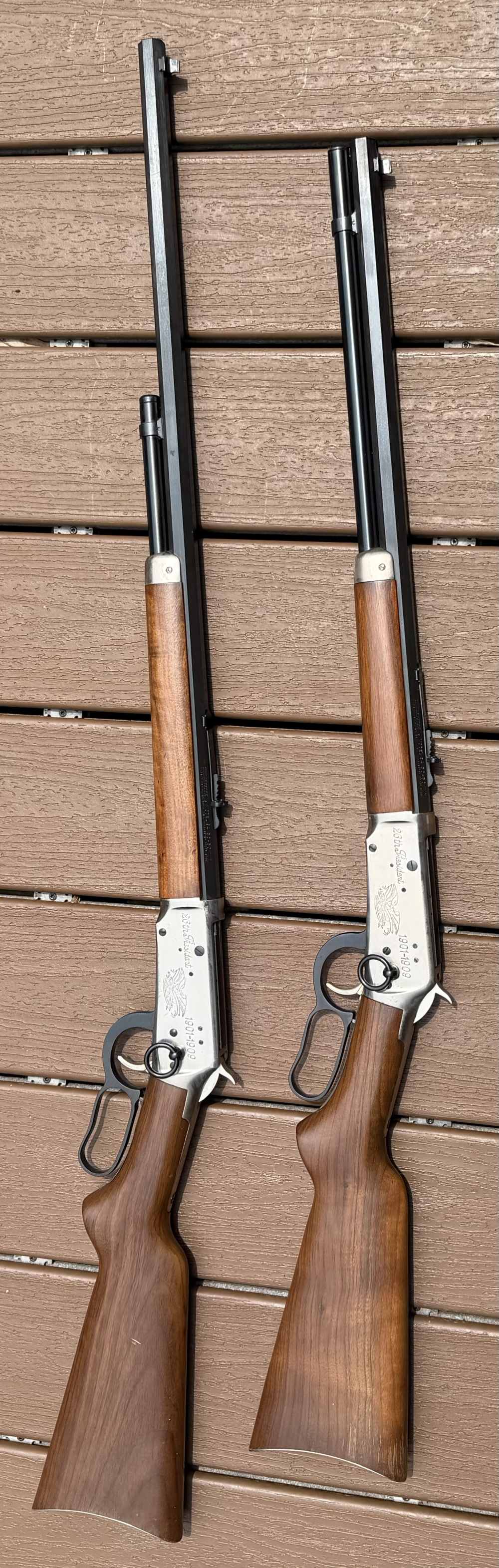 Great set consecutive Winchester rifles model 94 30-30 Roosevelt -img-1
