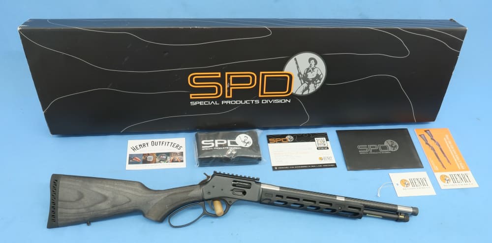 Henry Big Boy Hush 45 Colt H012CH Carbon Fiber Laminate Threaded Bbl Boxed-img-0