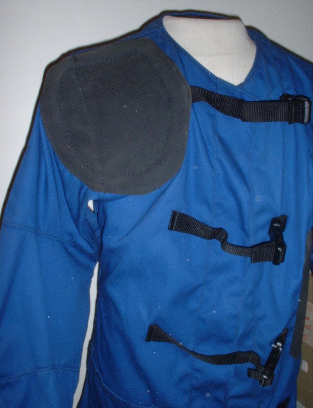 Creedmoor Sports Lg blue cotton shooting jacket NICE shape! CMP M-1 Garand-img-3