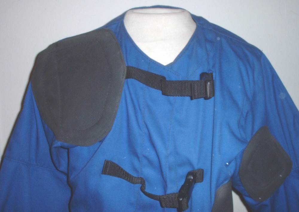 Creedmoor Sports Lg blue cotton shooting jacket NICE shape! CMP M-1 Garand-img-2