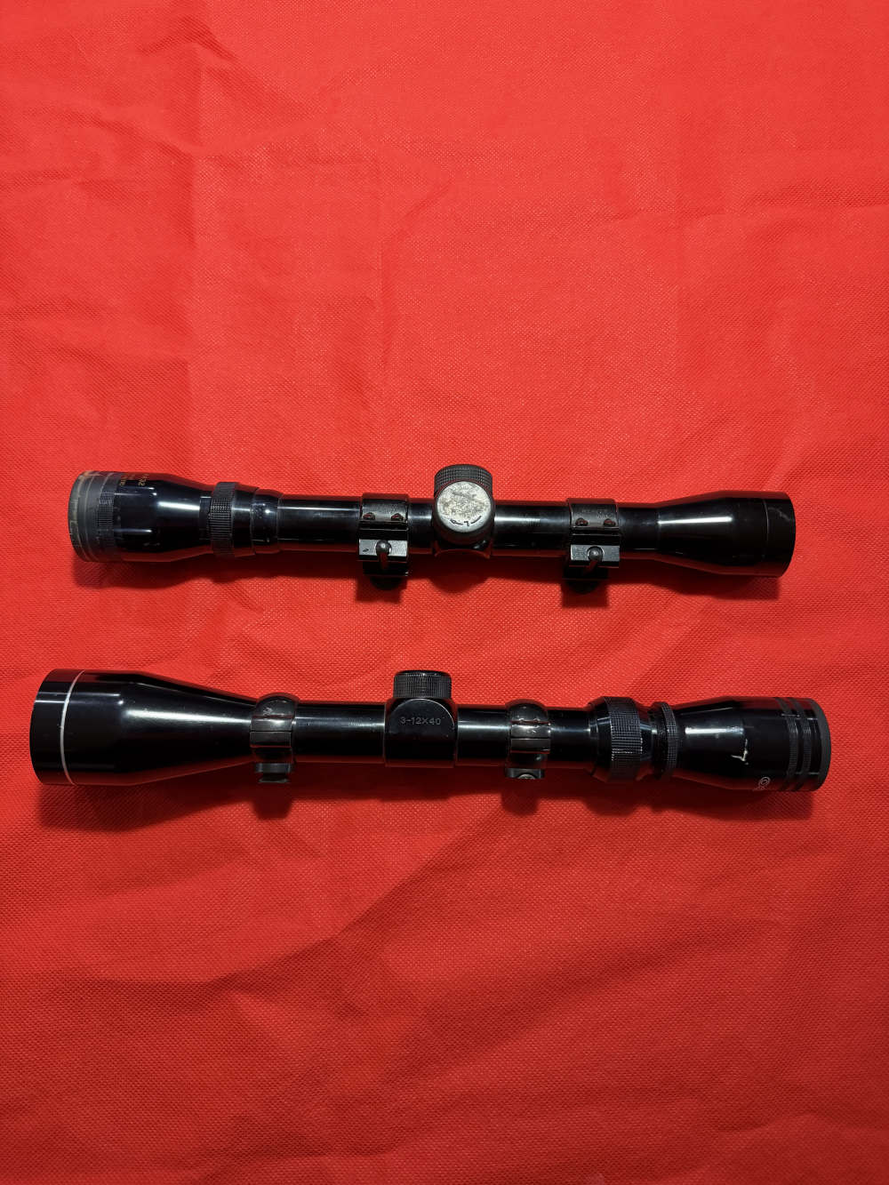 A Lot of 2 Tasco Scopes 4x32 3-12x40-img-0
