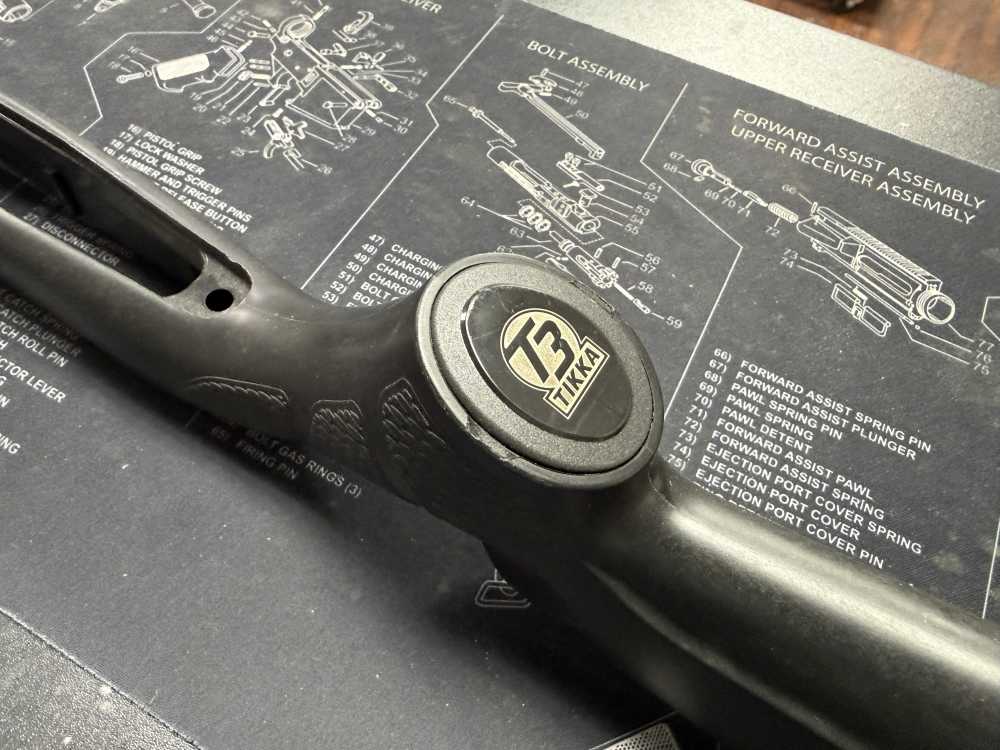 Used Factory Sako Tikka T3 Lite Takeoff Stock Black Polymer-img-2