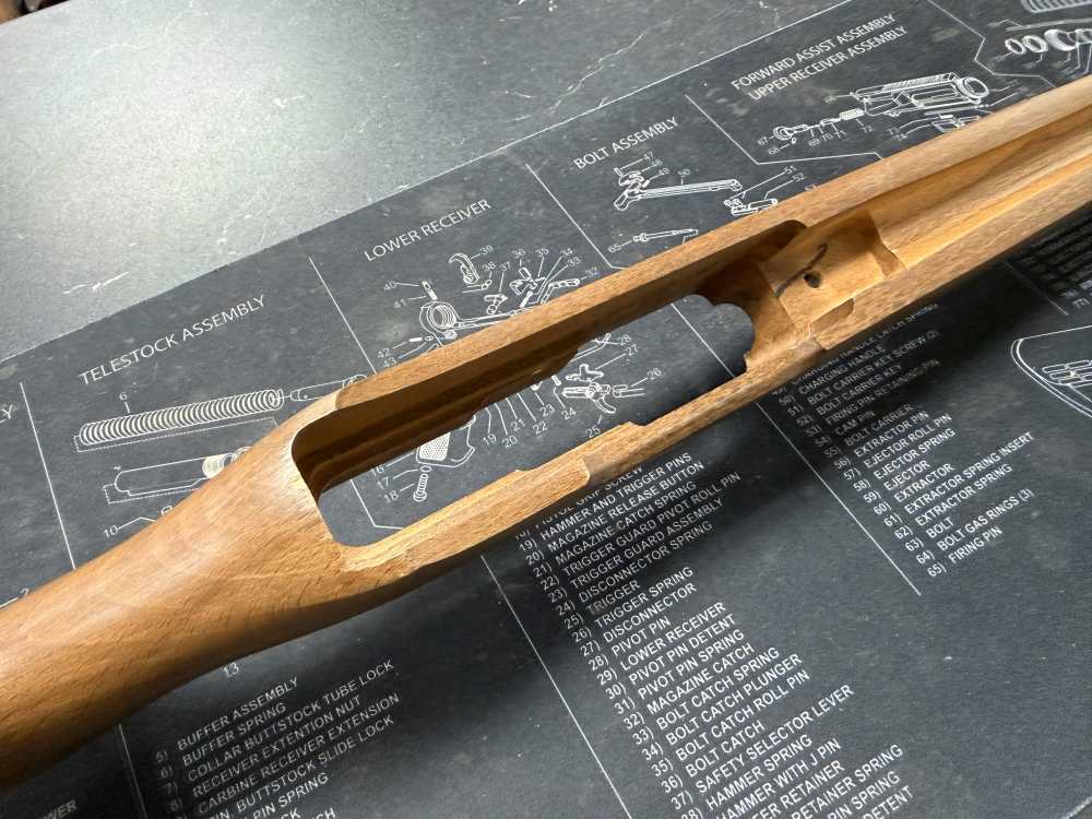 Factory Ruger 10/22 Carbine Full Factory Wood Stock w/ Barrel Clamp 22LR-img-4