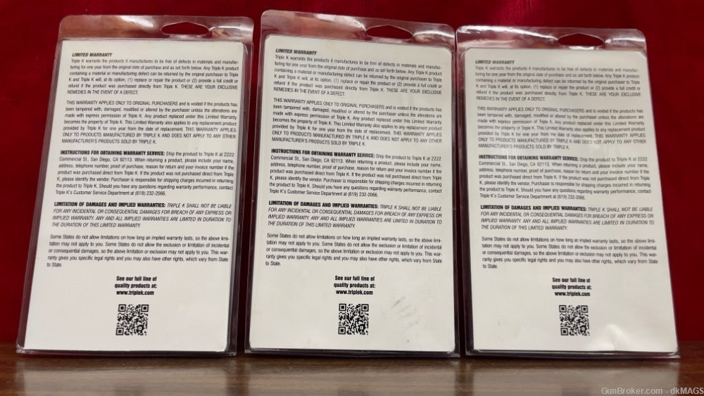 3 Triple K 612M High Standard Duramatic .22 LR 10 RD Magazines Mags Clips-img-2