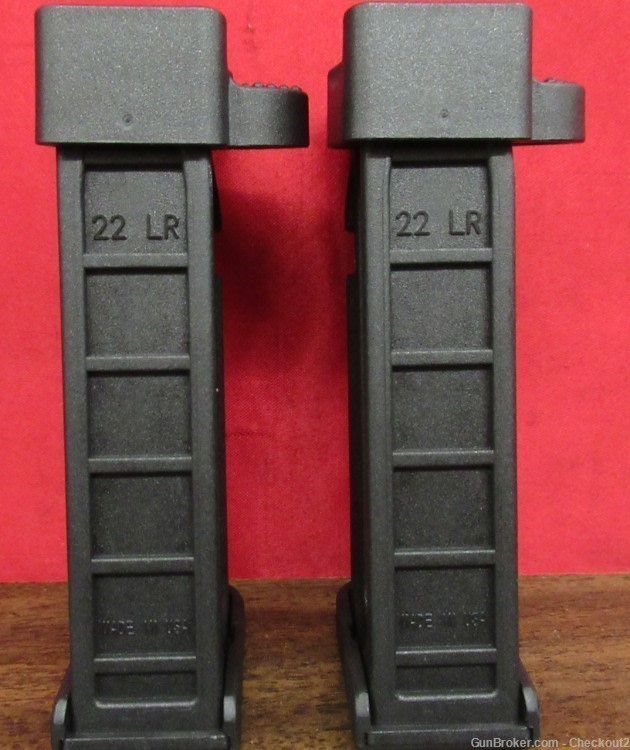 2 Glock 44 18rd .22 LR Magazines w Easy Loader-img-3