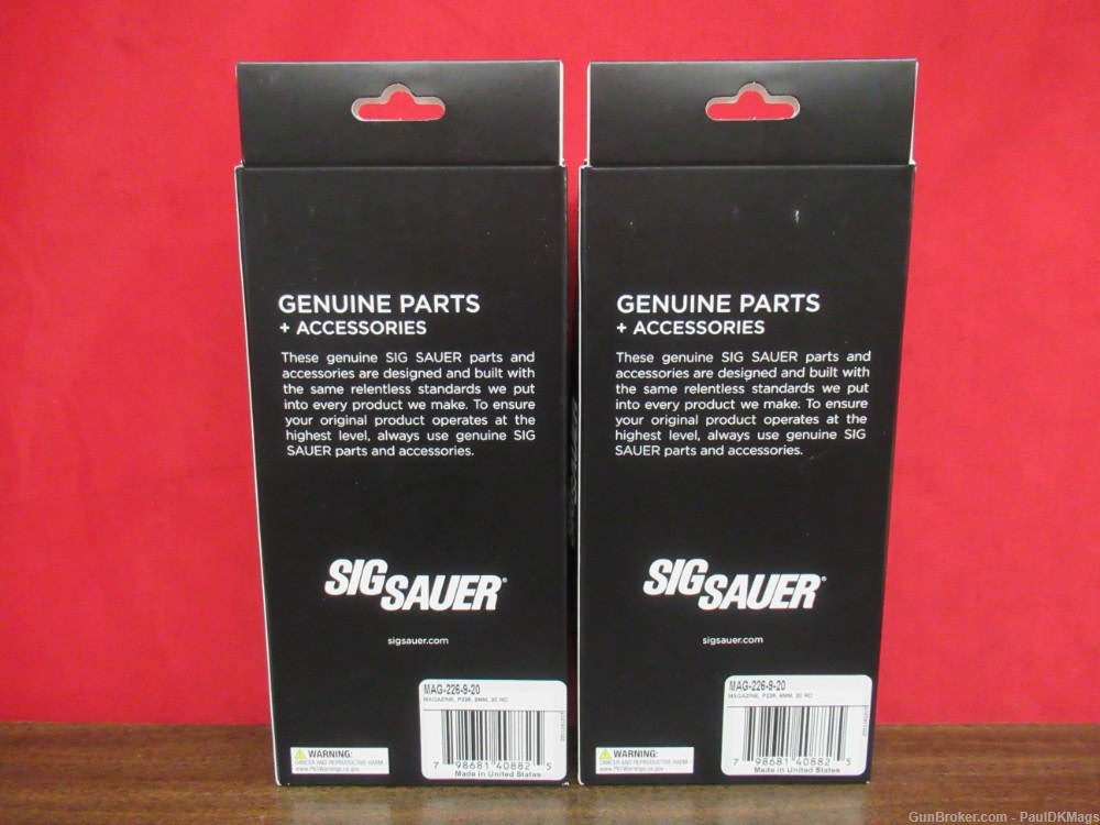2 SIg Sauer P226 20rd 9x19 Magazines-img-2