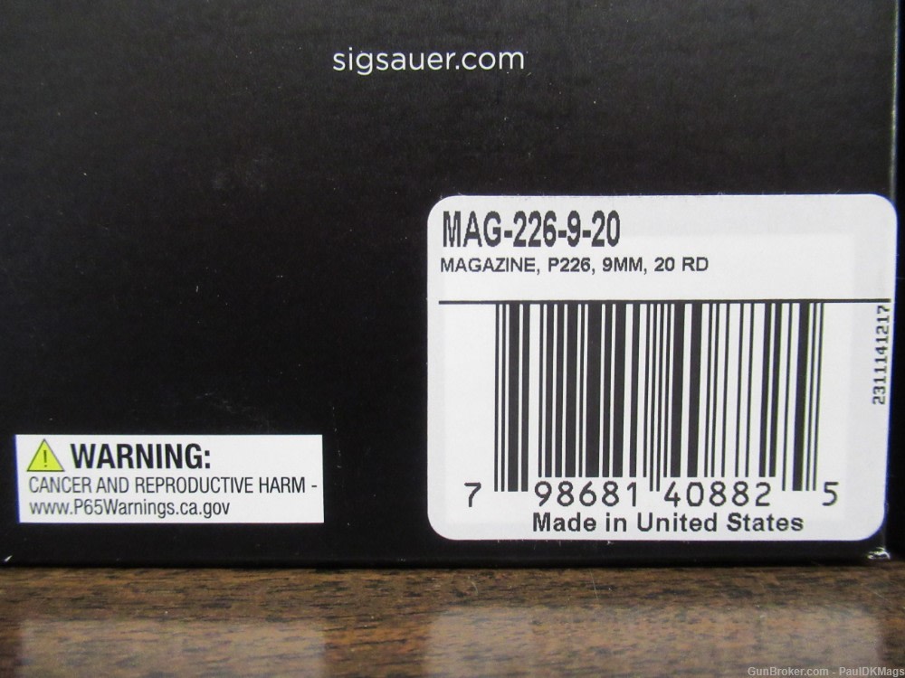 2 SIg Sauer P226 20rd 9x19 Magazines-img-3