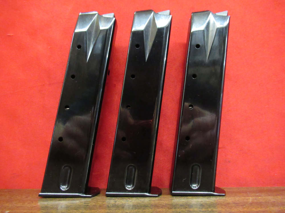 3 Mec-Gar Ruger P85 P89 9mm 9x19 20 Round Blued Steel Magazines Mags Clips-img-4