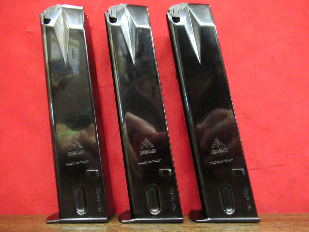 3 Mec-Gar Ruger P85 P89 9mm 9x19 20 Round Blued Steel Magazines Mags Clips-img-7