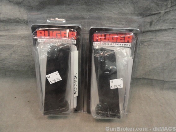 2 Factory Ruger SR45 10rd .45 Magazine-img-0
