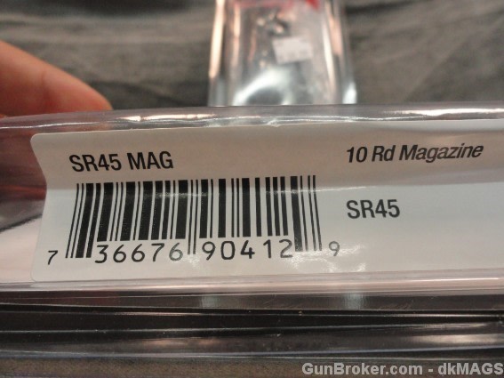 2 Factory Ruger SR45 10rd .45 Magazine-img-1
