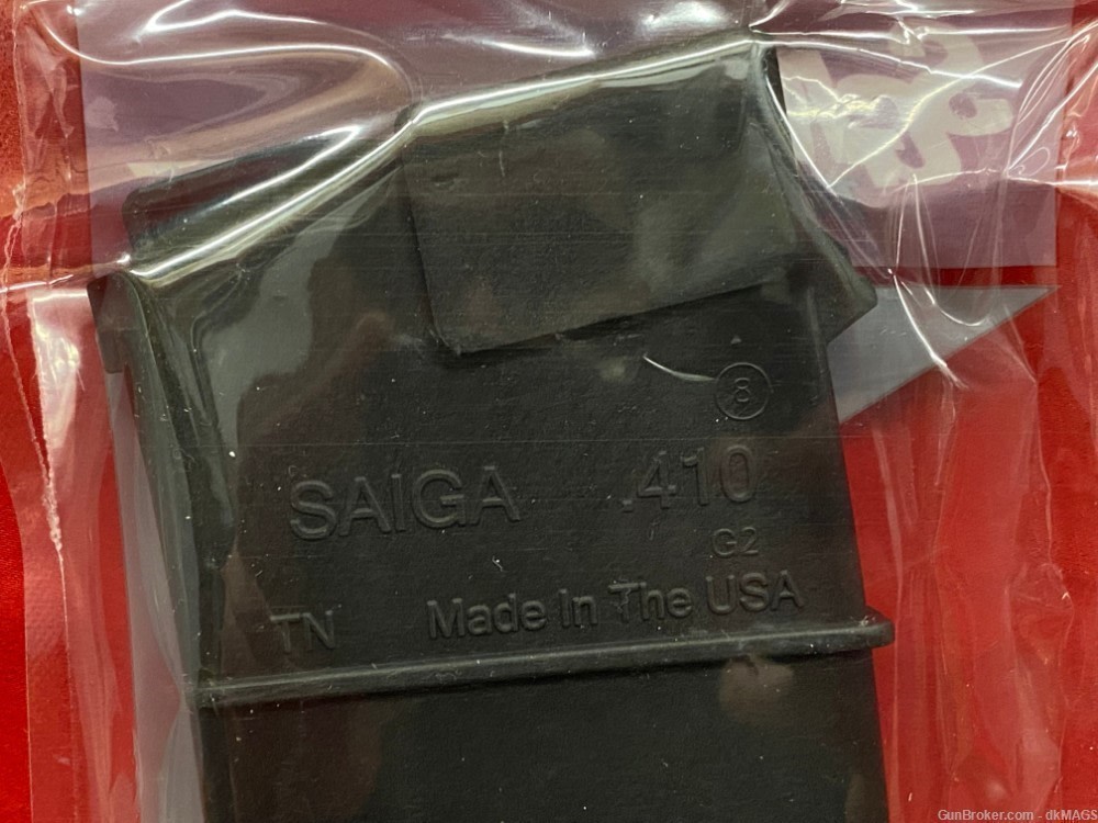 SGM Tactical Saiga 410 Gauge 15-Round Polymer Black Magazine-img-4