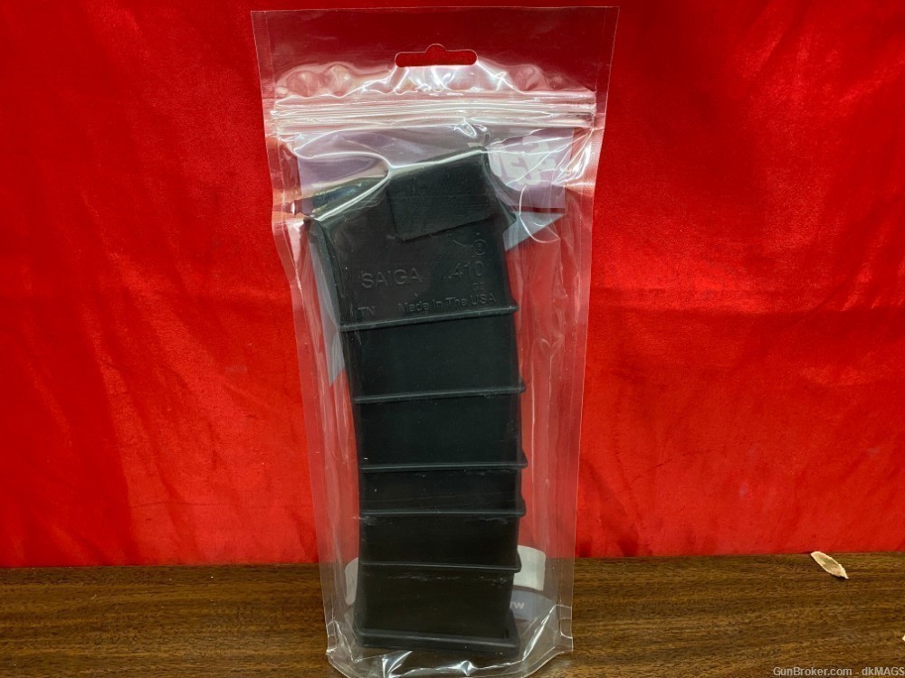 SGM Tactical Saiga 410 Gauge 15-Round Polymer Black Magazine-img-3
