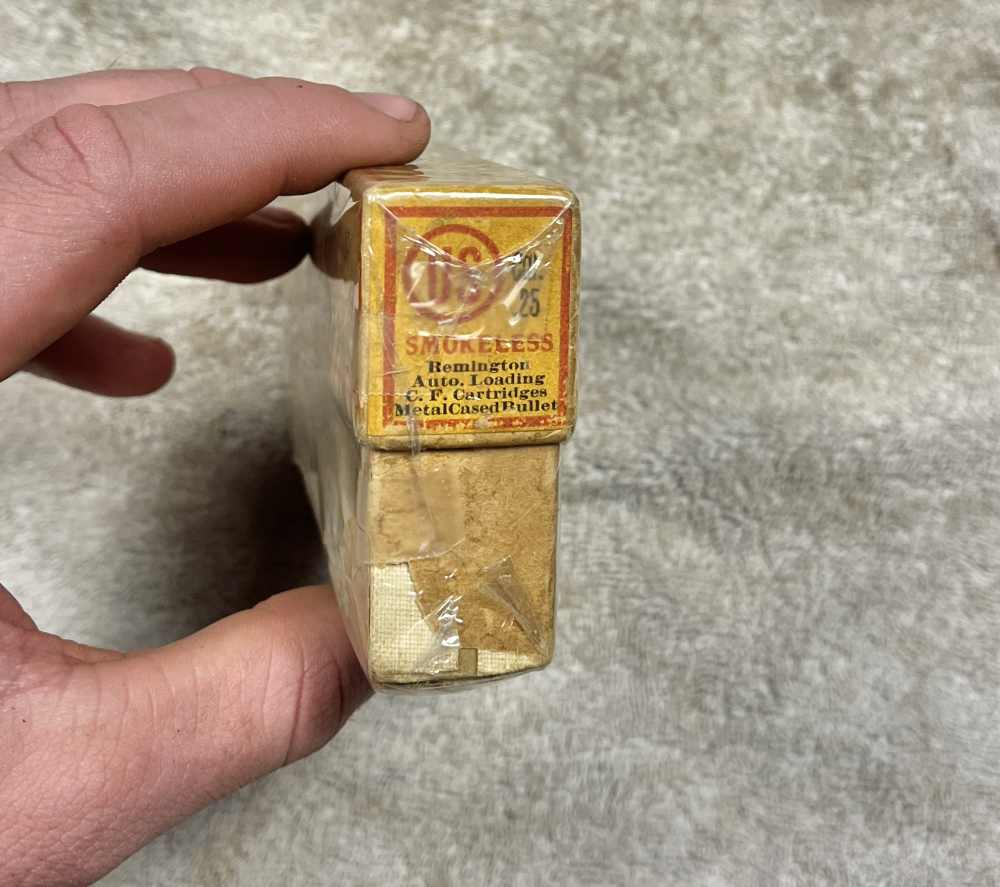 Vintage box .25 Remington United Cartridge Co. full box-img-3