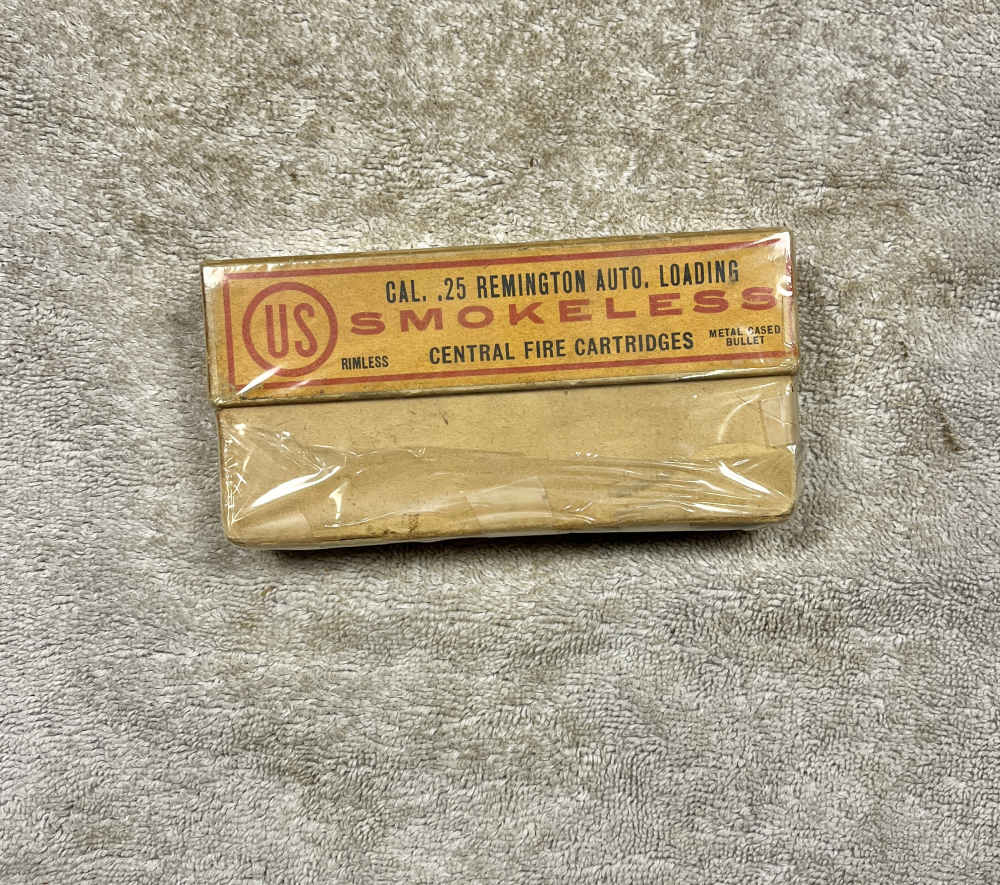 Vintage box .25 Remington United Cartridge Co. full box-img-0