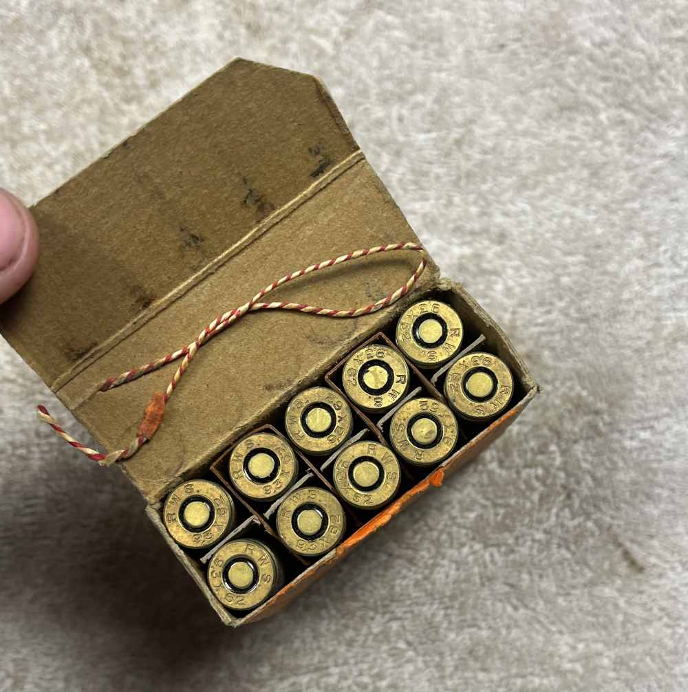 Vintage Box RWS 9.3 x 62 Sinoxid Ammo full box-img-6