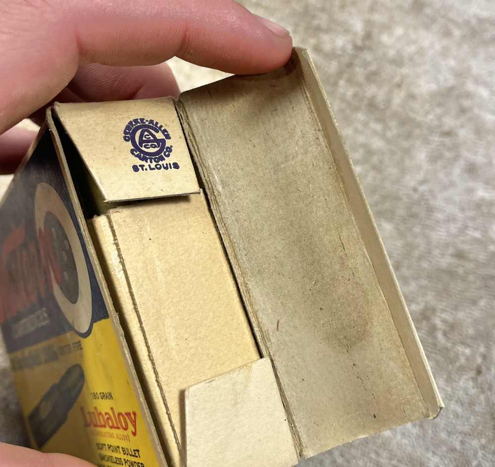 Vintage .30-06 Western Full Box Lubaloy-img-6