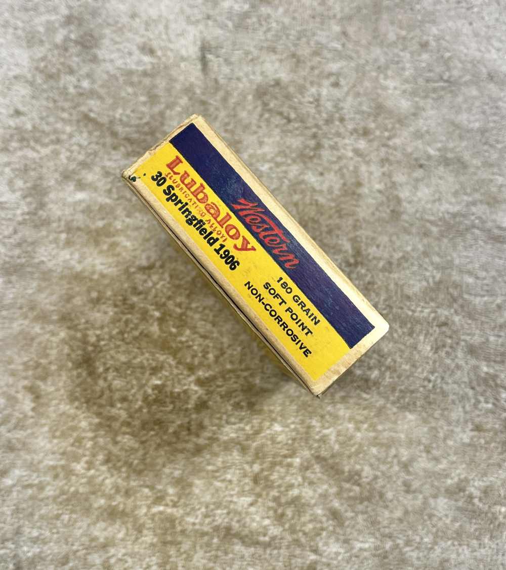 Vintage .30-06 Western Full Box Lubaloy-img-2