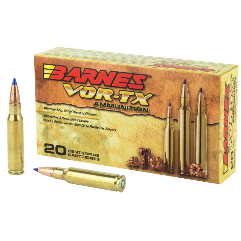 Barnes VOR-TX 308 Winchester 130 Grain Lead-Free Tipped Triple Shock X Boat-img-0