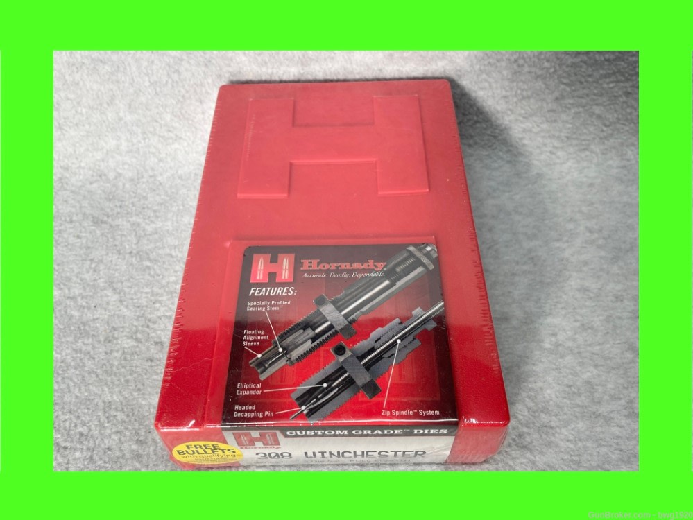 HORNADY .308 WIN FULL LENGTH 2 DIE SET 308 Custom Reloading 546358-img-0