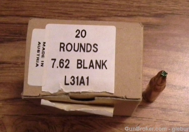 7.62 BLANK L31A1 20 RD PER BOX MADE IN AUSTRIA-img-3