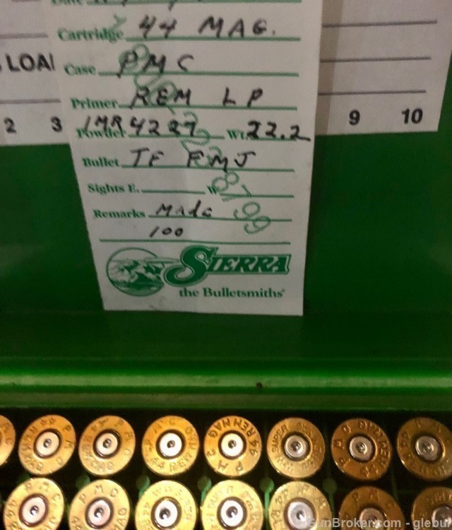 44 MAG  REM  CARTRIDGES CASES QUANTITY 100 VERY GOOD CONDITION-img-0