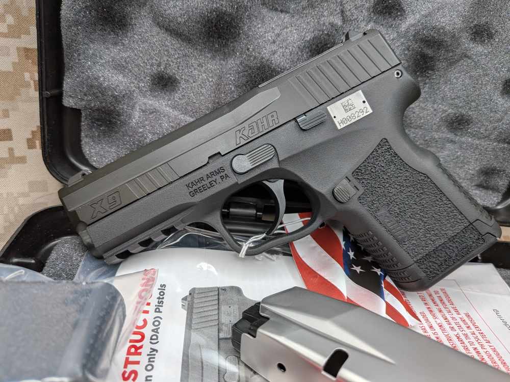 Kahr X9 New In Box 9MM X-9 Optics Ready Free Shipping-img-0