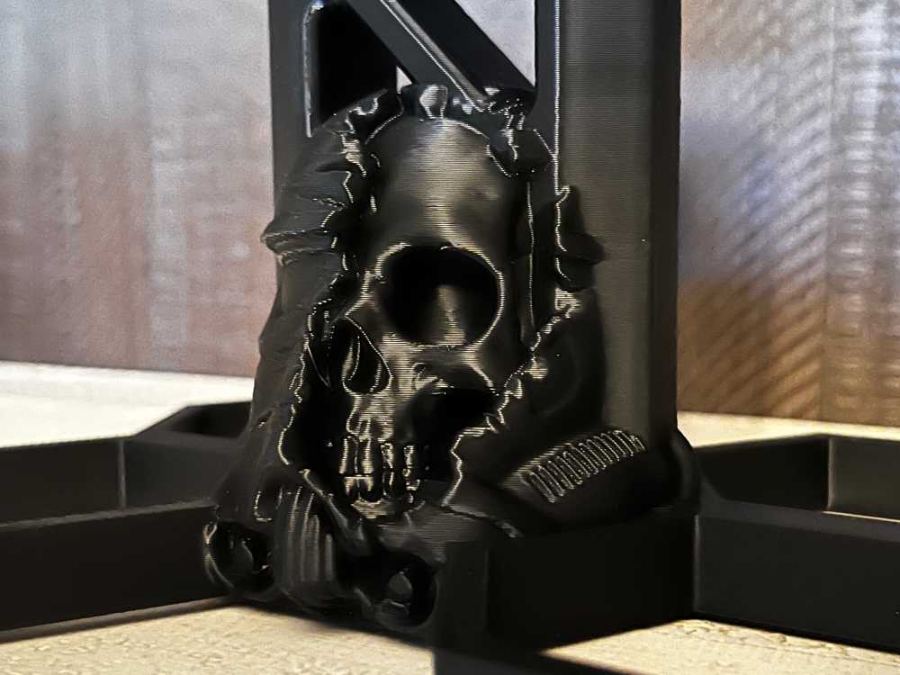 Stormtrooper Skull AR15 Stand 3D Printed Broken Mask Display Tactical-img-2