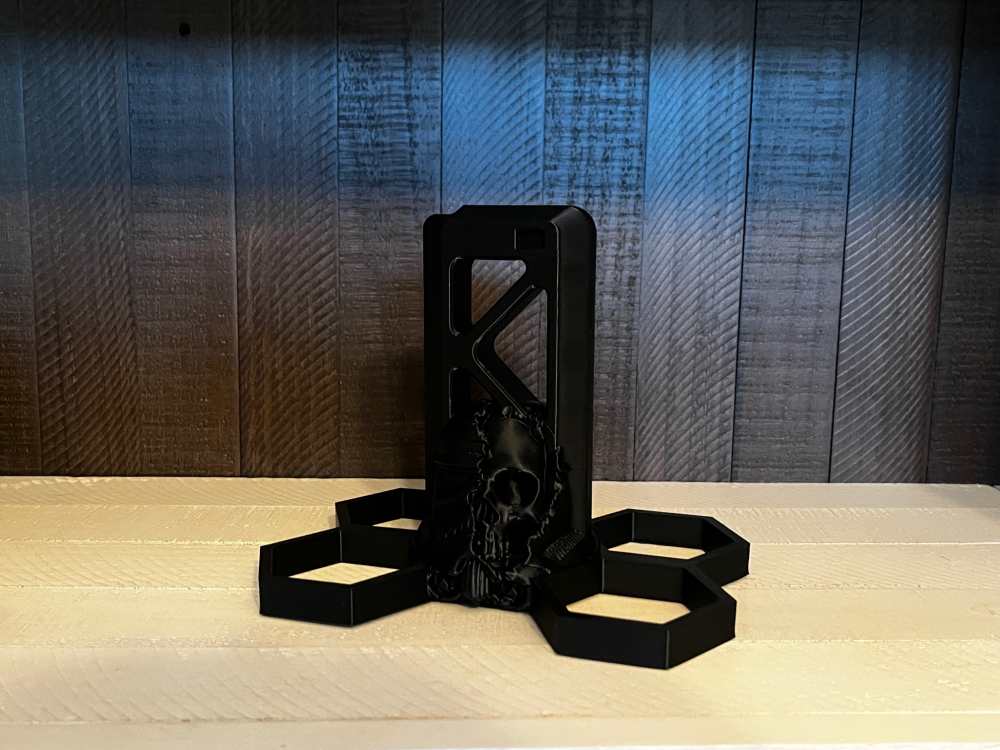 Stormtrooper Skull AR15 Stand 3D Printed Broken Mask Display Tactical-img-1