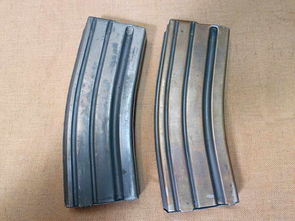 2 Preban Okay USGI AR15 M16 magazines 30rd 5.56 pre ban MA OK-img-0