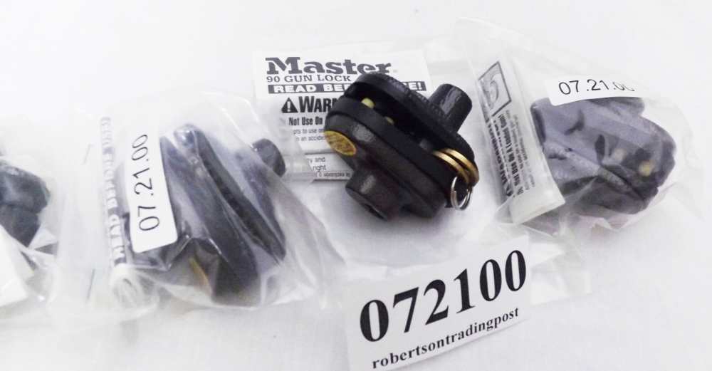 6 Master USA Smith & Wesson Trigger Locks Pre-2002 Pre-Lock free ship 90KAD-img-8