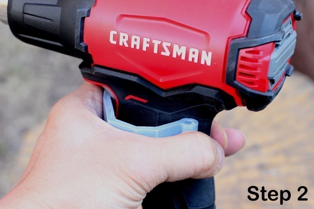 Trigger Squeezer for Craftsman V20 20-Volt Heat Gun - Reduces Hand Fatigue-img-4
