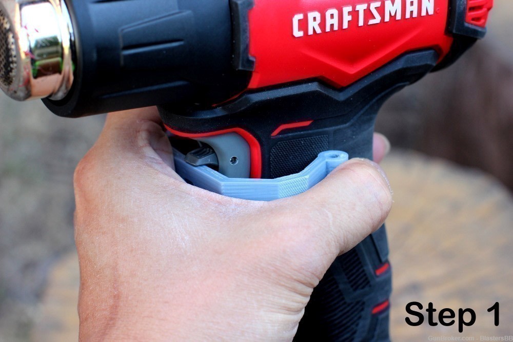 Trigger Squeezer for Craftsman V20 20-Volt Heat Gun - Reduces Hand Fatigue-img-3
