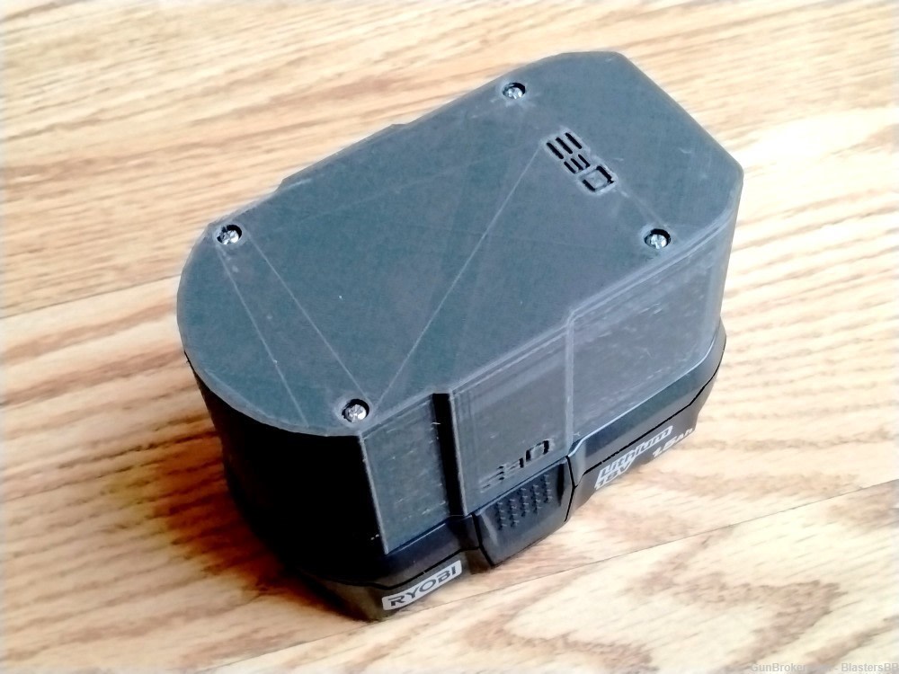 DIY Project Box and Lid (2" Tall) for Ryobi 18V ONE+ Battery - EveryThang3D-img-0