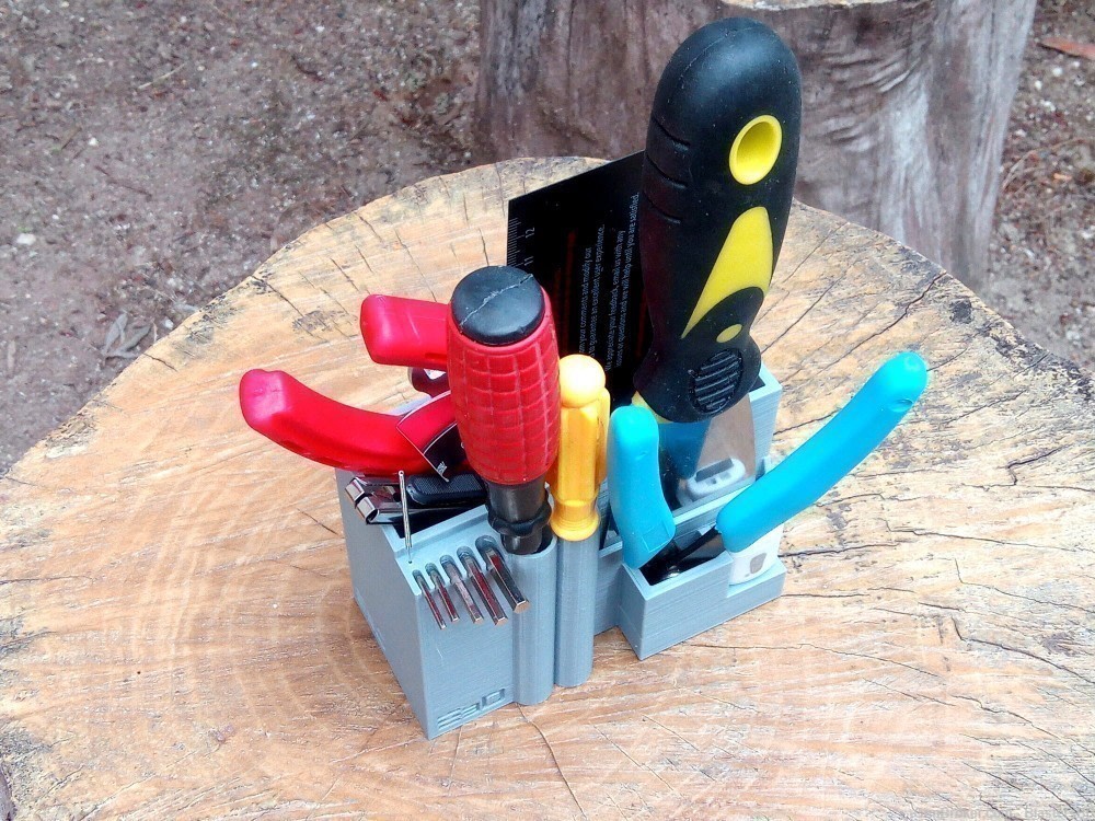 3D Printer Tools Storage Box (Type II) for 20x20 Extrusion - Modular Design-img-5